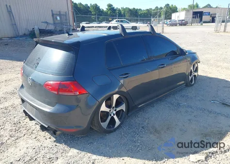 2015 Volkswagen Golf Gti 2.0T Autobahn 4-Door из США, поврежденный, VIN 3VW4T7AU8FM062736